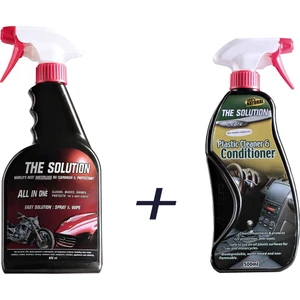 The Solution Torpido Mat Temizleyici 500 ml + The Solution Susuz Araç  Yıkama Temizleme Hızlı Cila 800 ml