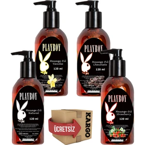 Massage Oil 120 ml 4 Çeşit Vücut Masaj Yağı