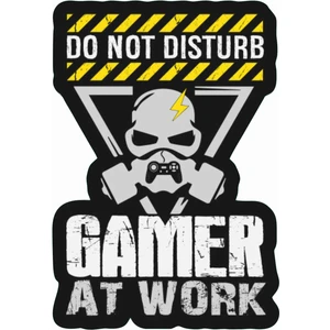 StickerMarket Gamer At Work Sticker