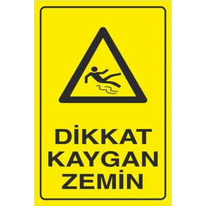 Stickermarket Dikkat Kaygan Zemin