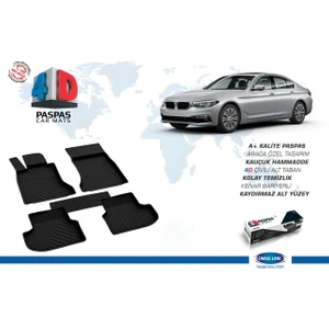 OMSA Bmw G30 5 Serisi 4D Havuzlu Paspas Siyah 2017 ve Sonrası