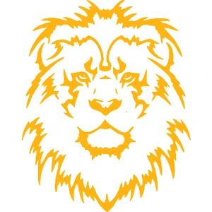 New Jargon  Aslan Başı Sticker Yapıştırma Stiker Yapıştırma Sarı