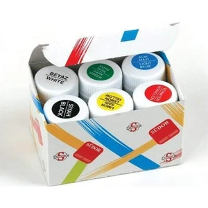 Cam Vitrail Boyası 6 Renk X 25 Ml