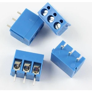 Klamens Pcb Tip 3 Pınlı Vıdalı Terminal Bloğu 5 Mm