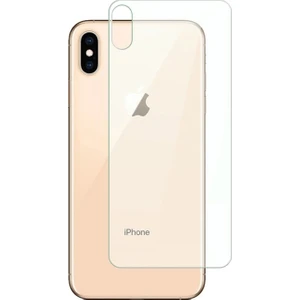 iPhone XS Max Arka Kaplama Tempered Glass Cam Koruma - Şeffaf