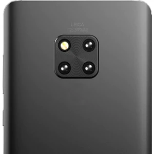 Huawei Mate 20 Pro Kamera Lens Koruma Halkası - Siyah