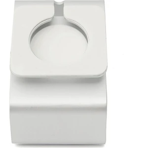 Apple Watch Uyumlu için Alüminyum Şarj Standı - Gümüş
