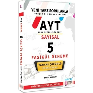 Yargı Lemma Yayınları AYT Sayısal Tamamı Çözümlü 5 Fasikül Deneme