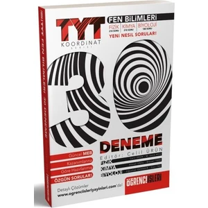 Öğrenci İşi Yayınları TYT Koordinat Serisi Fen Bilimleri 30 Deneme - Celil Ürün