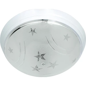 Ufo Armatür Beyaz Yıldız Desenli E27 Duy