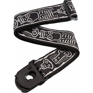 Planet Waves Planet Lock Straps Joe Satriani Skull N Bones - 50Pljs01 Kilitli Gitar Askısı