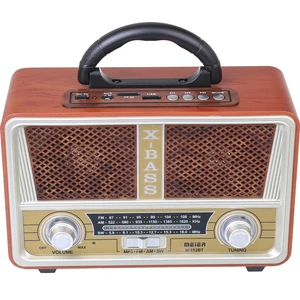 Smart Sepet Şarjlı Nostaljik Radyo  M-112BT USB/SD/MP3/Bluetooth