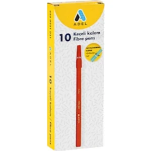 Adek Keçeli Kalem 10 Lu Kırmızı