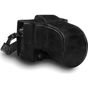 MegaGear Fujifilm X-T3 Gerçek Deri Kamera Çantası