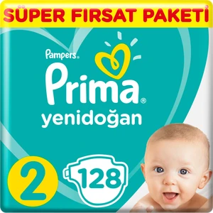 Bebek Bezi Yeni Bebek 2 Beden 128 Adet  Mini Mega Fırsat Paketi