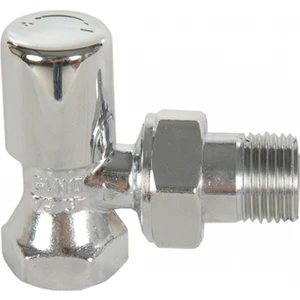 Eca G 1/2'' Krom Volanlı Köşe Radyatör Valfi