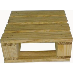 Wooden Gold Ergonomik Moda Doğal Ahşap Palet Tarz Ekran Yükseltici Monitor Stand