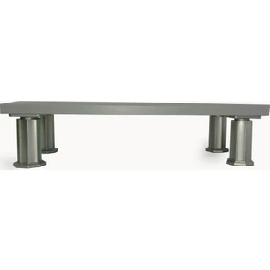 Wooden Gold Gümüş Gri Ergonomik Monitor Stand Ekran Yükseltici