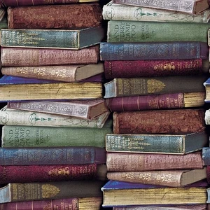 New Art 1044-A Kitap Görünümlü Duvar Kağıdı