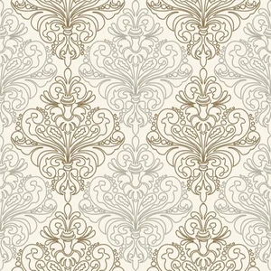 Harmony 117-A Damask Motifli Duvar Kağıdı