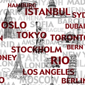 Vision 253-A İstanbul Yazılı Duvar Kağıdı
