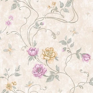 Classic 330-A Gül Desenli Duvar Kağıdı