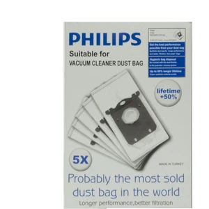 Philips S Bag Süpürge Toz Torbası Yeni Kutu 5'Li Paket