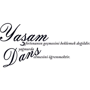Design'dan Yaşam ve Dans Duvar Sticker