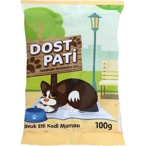Dost Pati Sokak Kedileri İçin Kuru Mama 100 gr
