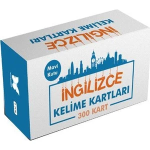 İngilizce Kelime Öğreten Kartlar 1. Kutu (Mavi Kutu)