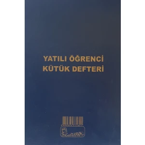Yatılı Öğrenci Kütük Defteri Cilt Kapak