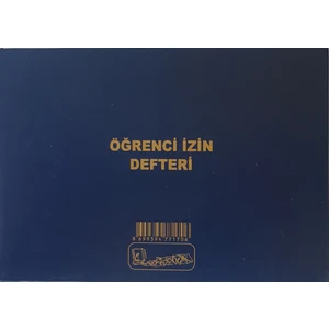 Öğrenci İzin Defteri Cilt Kapak