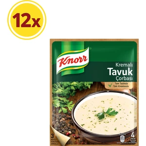 Klasik Çorba Serisi Kremalı Tavuk Çorbası 65 gram 12'li Paket