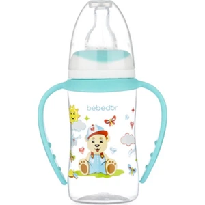 B-76302 Desenli Ergonomik Kulplu Biberon 125 ml