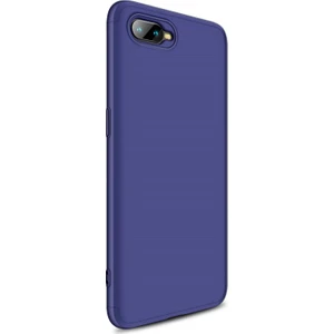 Oppo RX17 Neo Kılıf Double Dip 360 Protective Lacivert