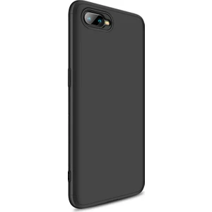 Oppo RX17 Neo Kılıf Double Dip 360 Protective Siyah