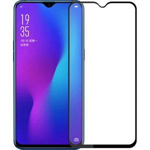 Oppo RX17 Neo Tam Kaplayan Temperli Cam Ekran Koruyucu Siyah
