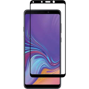 Samsung Galaxy A9 2018 Tam Kaplayan Temperli Cam Ekran Koruyucu Siyah
