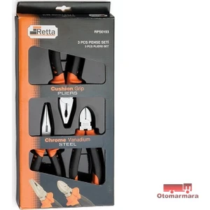 Pense Seti 3 Pç Standart Retta  Rps0103