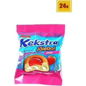 Kekstra Jöleli Çilek 30 gr 24'Lü Set