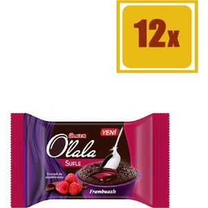 Olala Sufle Frambuazlı 70 gr 12'Li Set