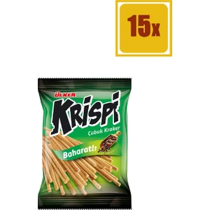 Krispi Baharatlı Çubuk Kraker 54 gr 15'Li Set