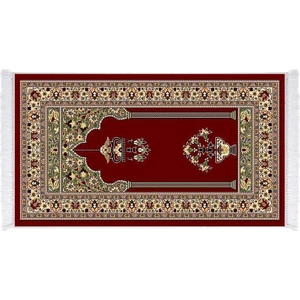 İnci Dijital Baskı Yıkanabilir Kaydırmaz Taban Seccade 70X110 1017