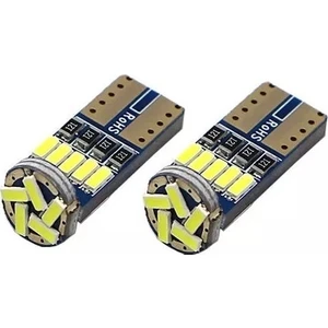 T10 Dipsiz Led Park Ampulü 5000K Soft Beyaz 15Smd W5W