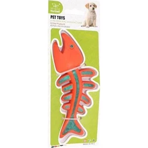 Plastik Balık Kemik Köpek Oyuncağı 12cm