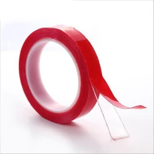 Çift Taraflı Şeffaf Silikon Bant 10 mm x 10 mt