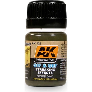 Ak Interactive Oıf & Oef - Us Vehicles Streaking Effects 35 Ml