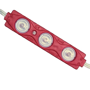 Amber LED Mercekli Modül Led Kırmızı 1.5W | 5 Adet
