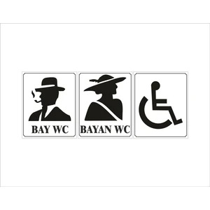 Stickermarket WC Lavabo Sticker Seti