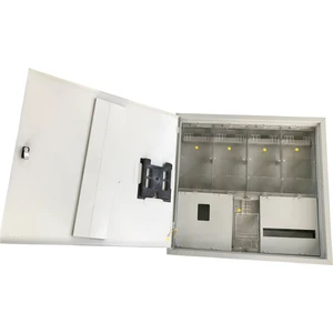 Ak-Öz Sıva Altı 4 Trifaze Sayaçlı Elektrik Panosu Polikarbon Kapaklı